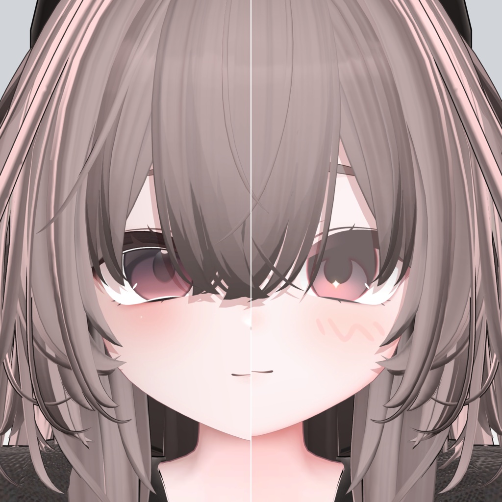 ◇ 【輝夜/kaguya】 SimpleMakeup(EyeTexture+Makeup+BodyTexture+Animation) ◇