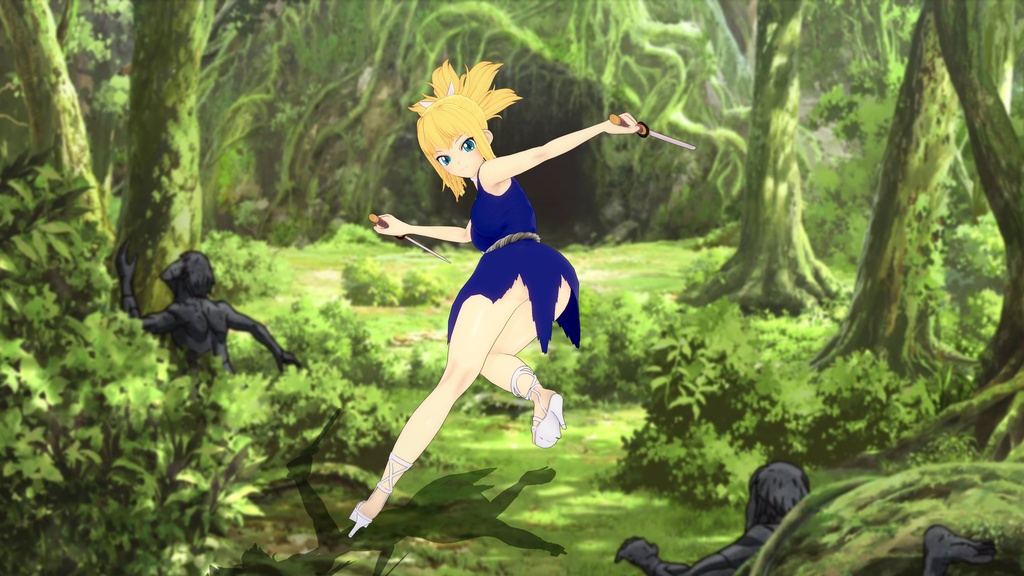 コハク 3Dモデル