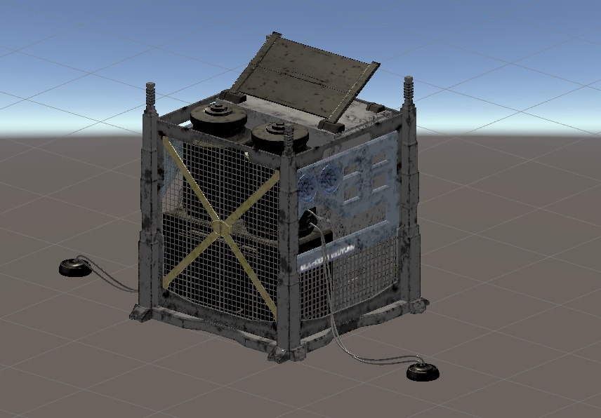 3Dモデル_サイバーパンクなオブジェクト_01