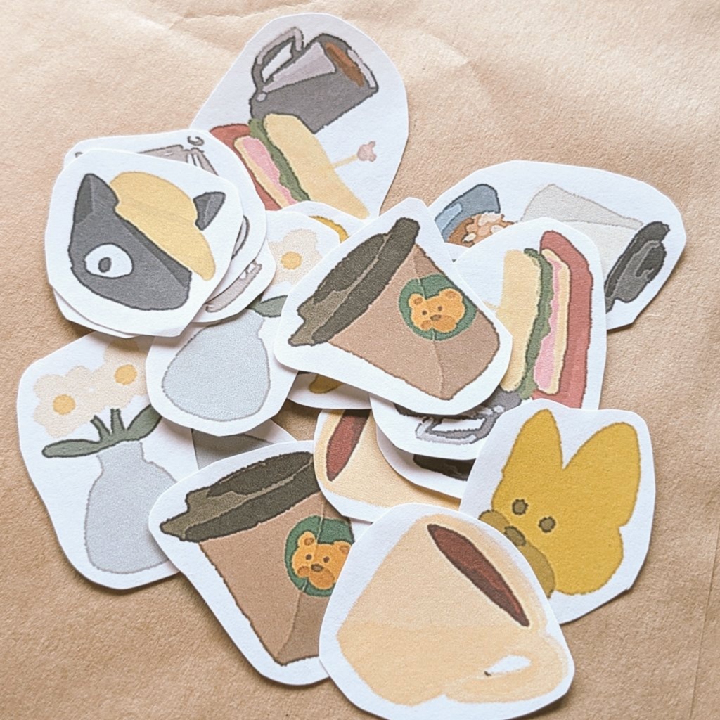 カフェシールセット