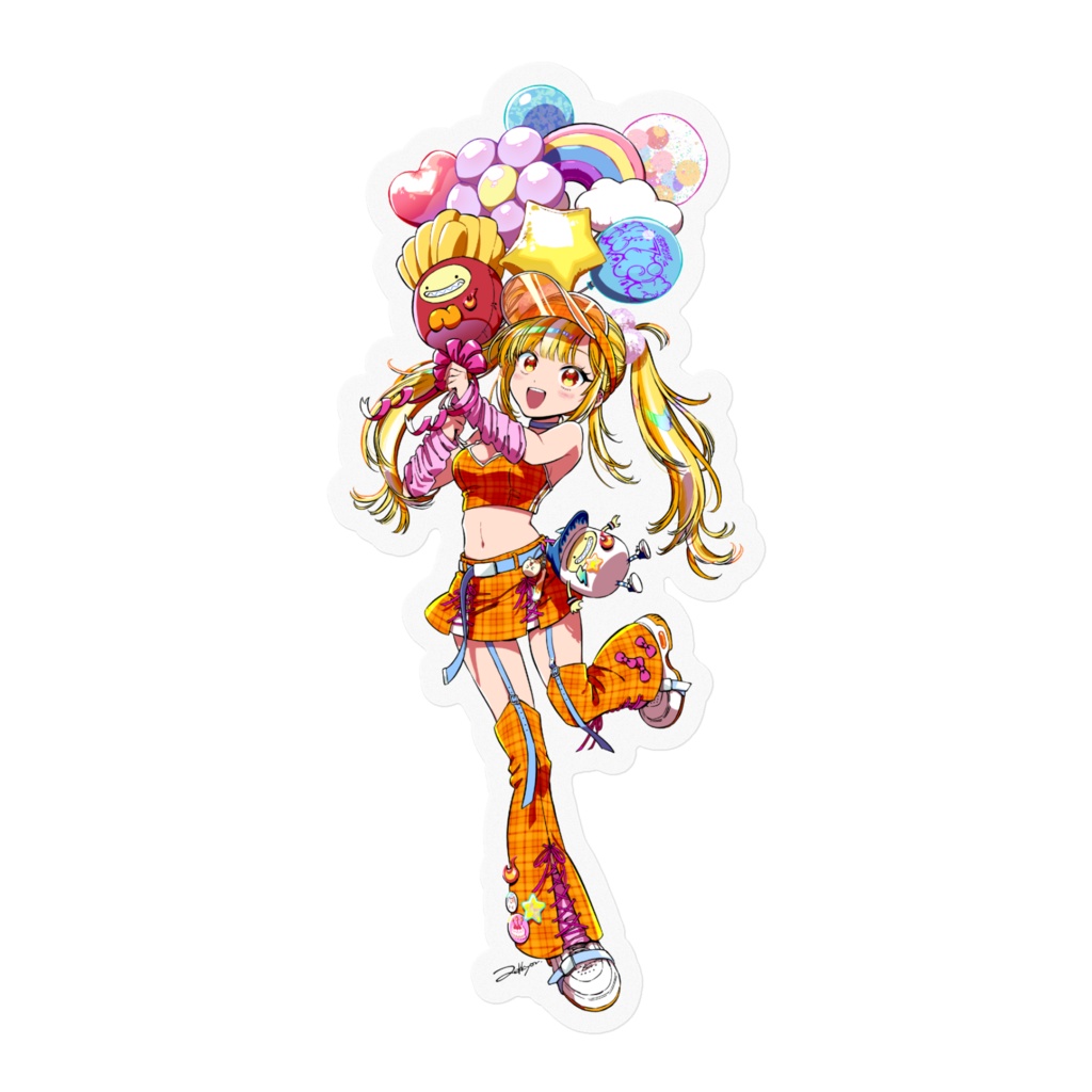 2025やも生誕記念クリアステッカー