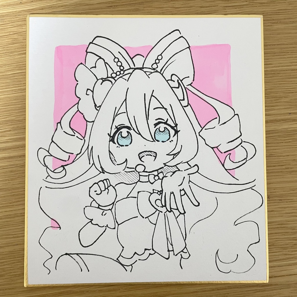キュアアイドル　色紙