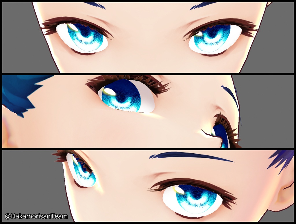 【正式版対応】Kakeami Eye (6 colors) Eye Textures for VRoid