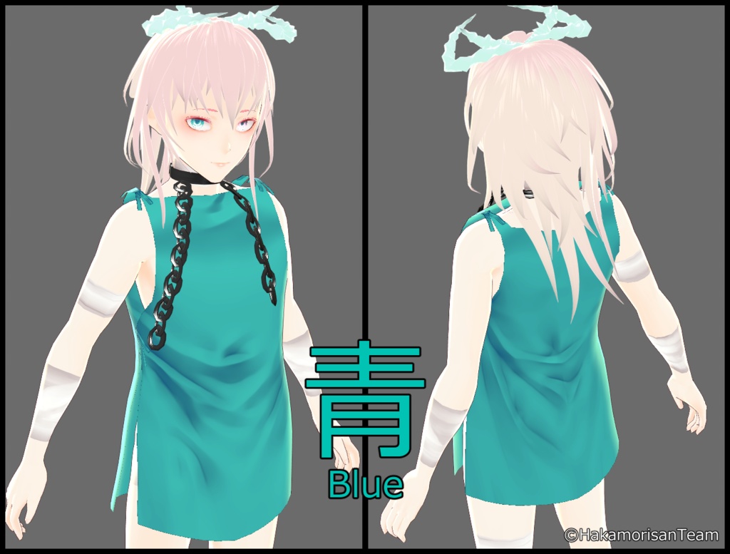 【正式版対応】Clothes that look like Inspection gown (unisex) Costume Texture for VRoid