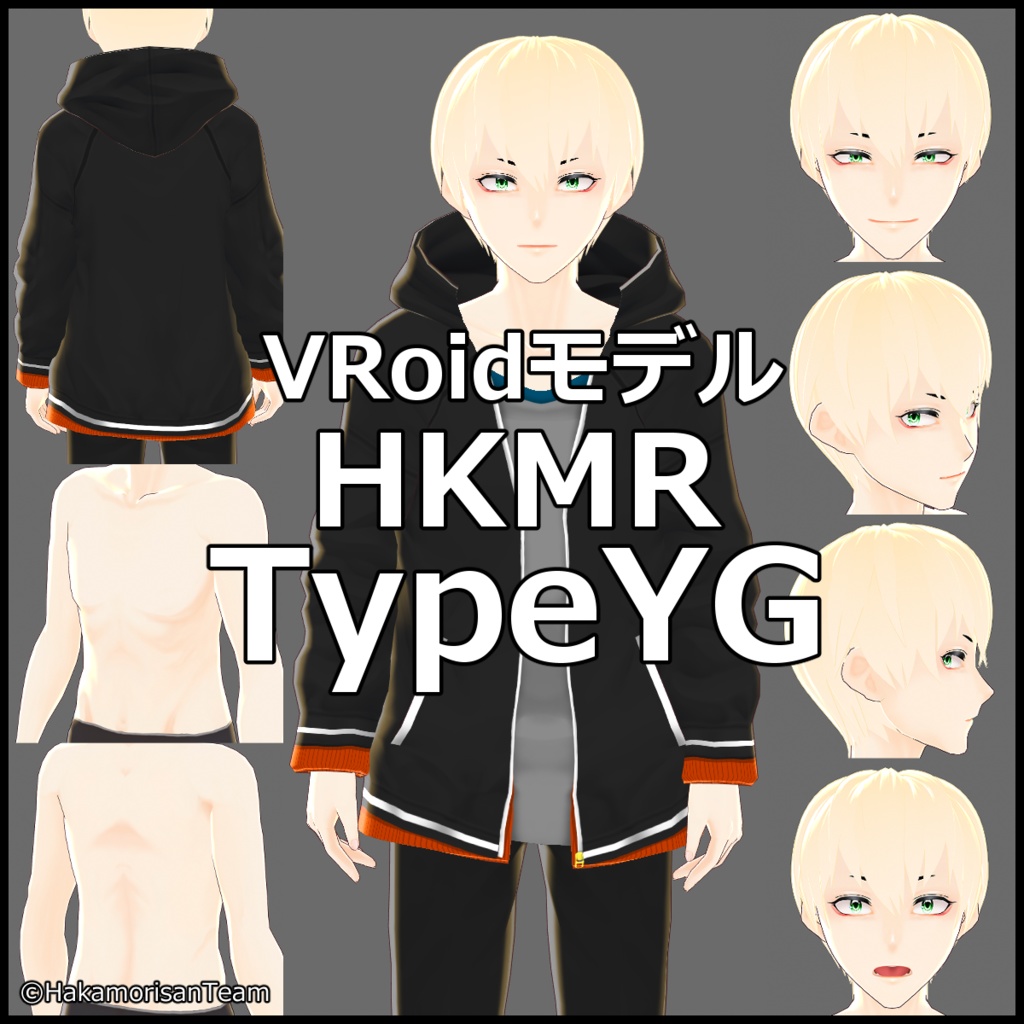 HKMR TypeYG VRoidモデル