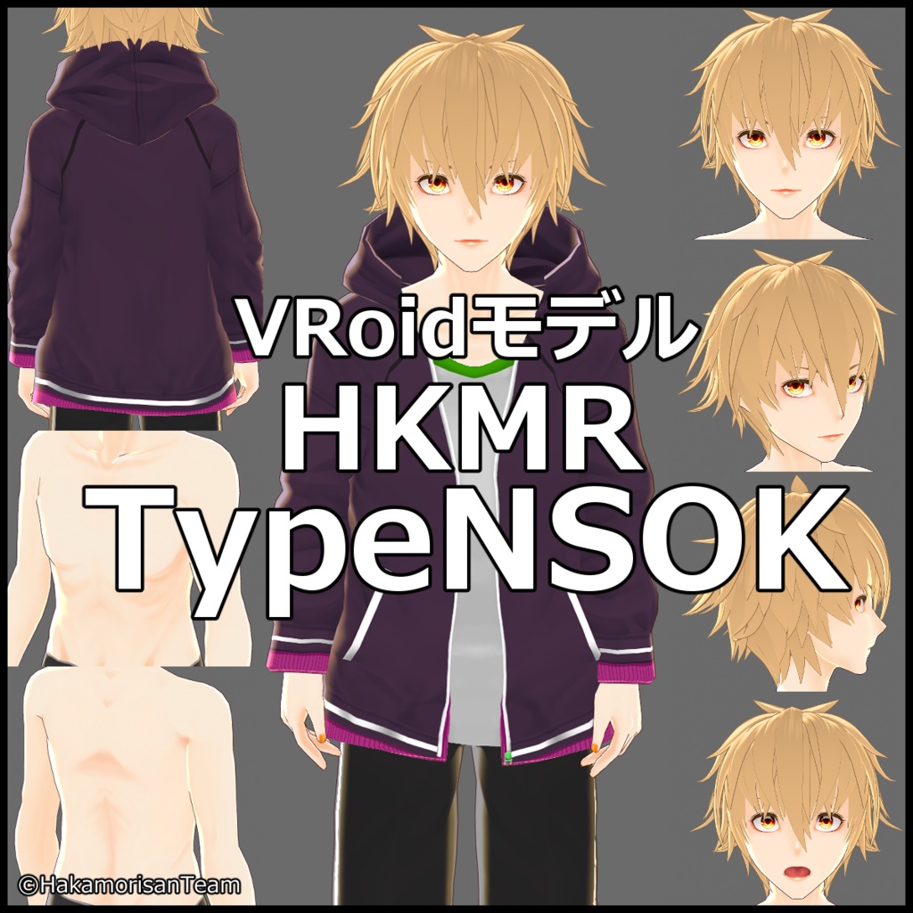 HKMR TypeNSOK VRoidモデル