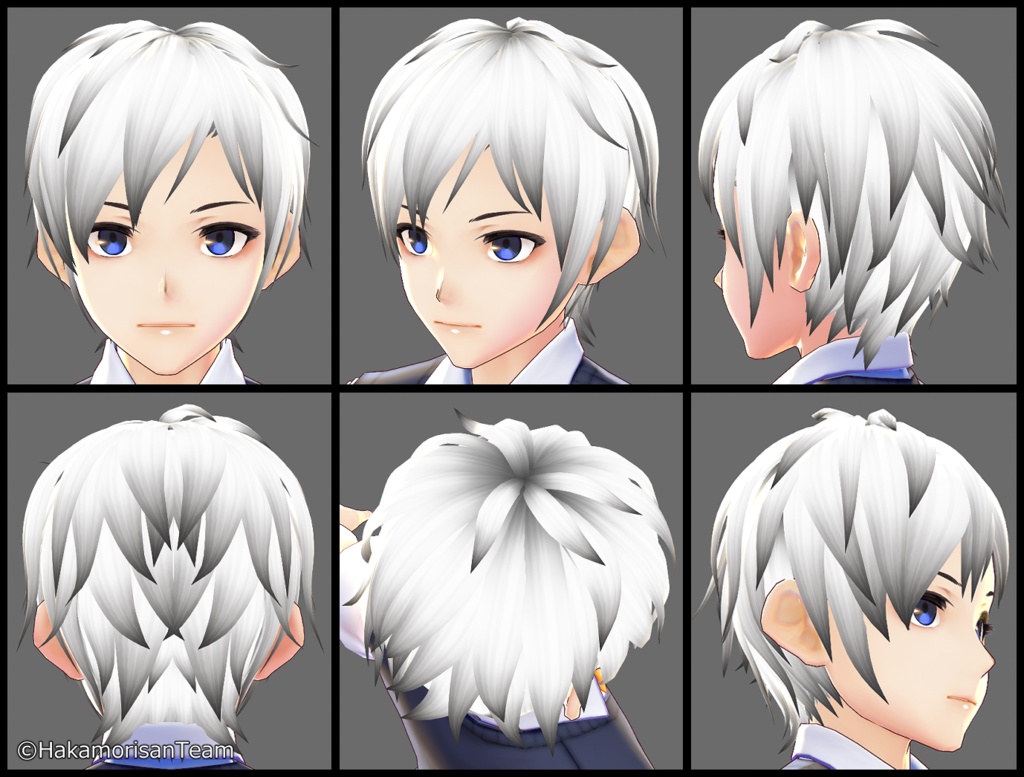【正式版対応】Short layer (unisex) Hair Preset for VRoid