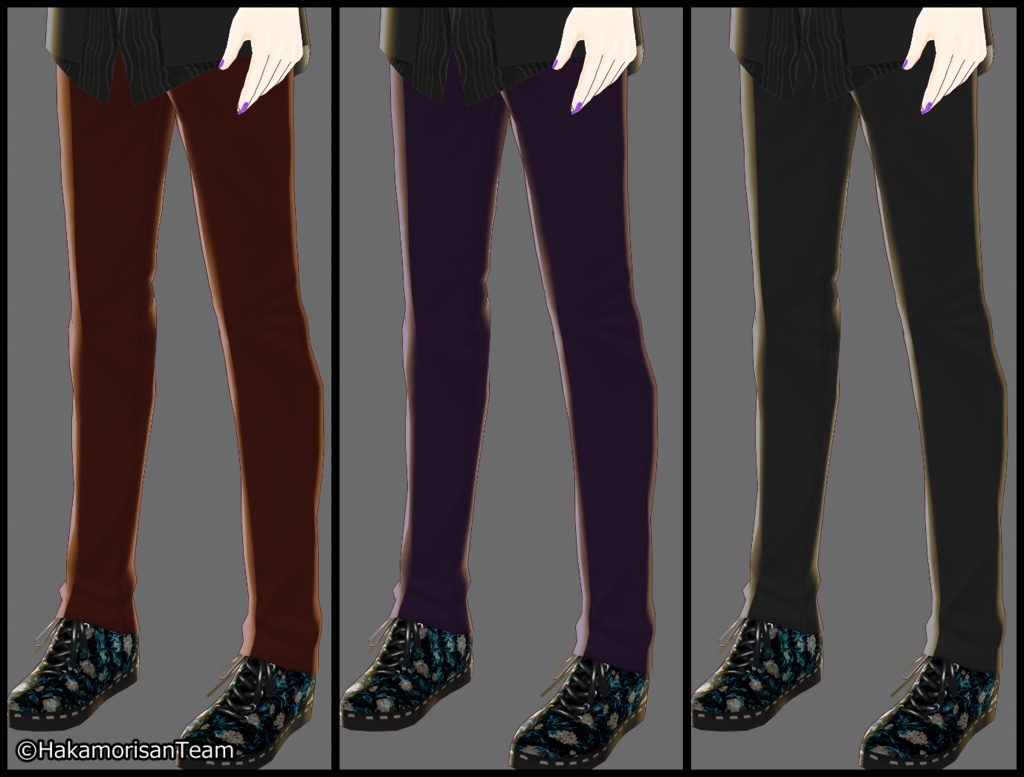【正式版対応】Gothic punk jacket (unisex) Costume Texture for VRoid