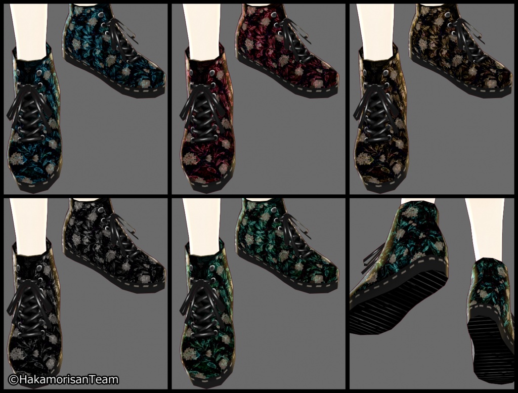 【正式版対応】Gothic punk jacket (unisex) Costume Texture for VRoid