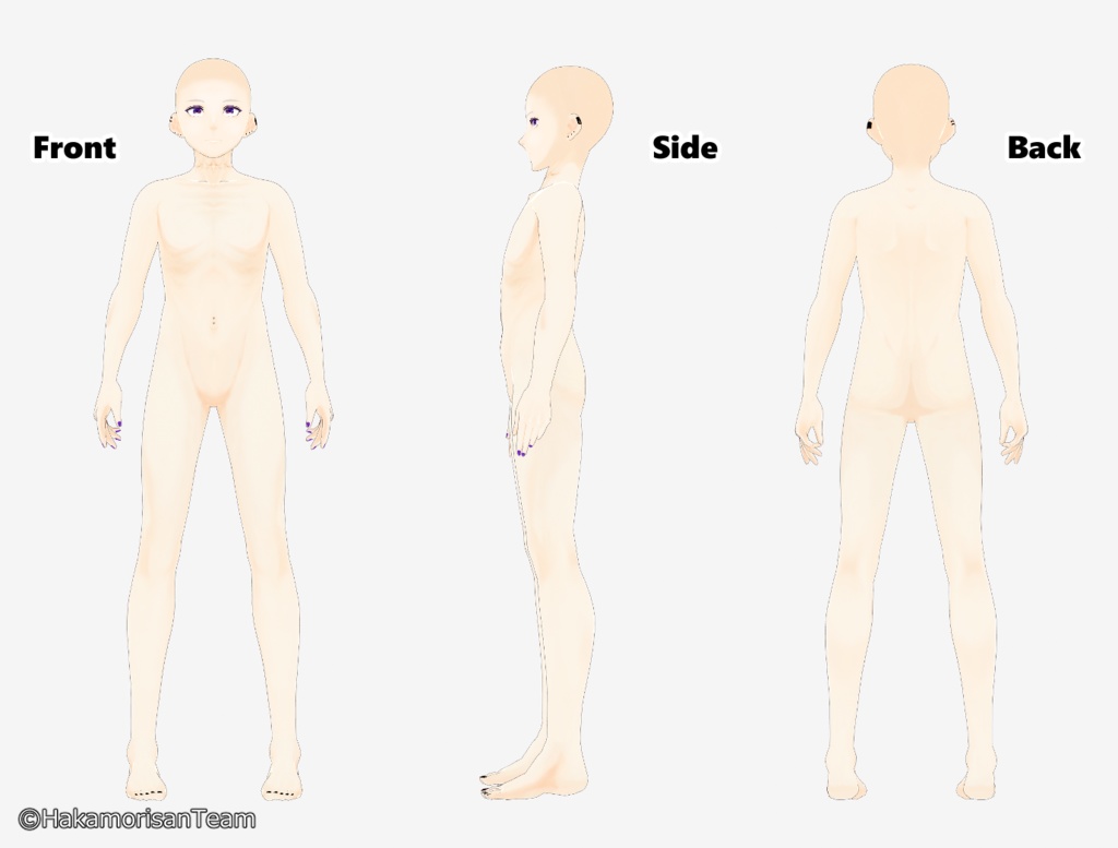 HKMR TypeNORA VRoid Avatar Base