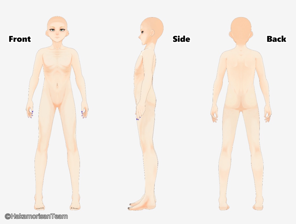 HKMR TypeMIA VRoid Avatar Base