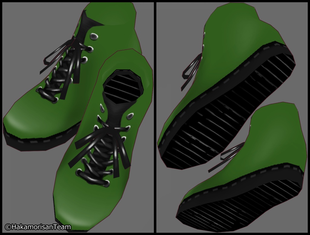 【正式版対応】High cut shoes (unisex) Shoes Texture for VRoid