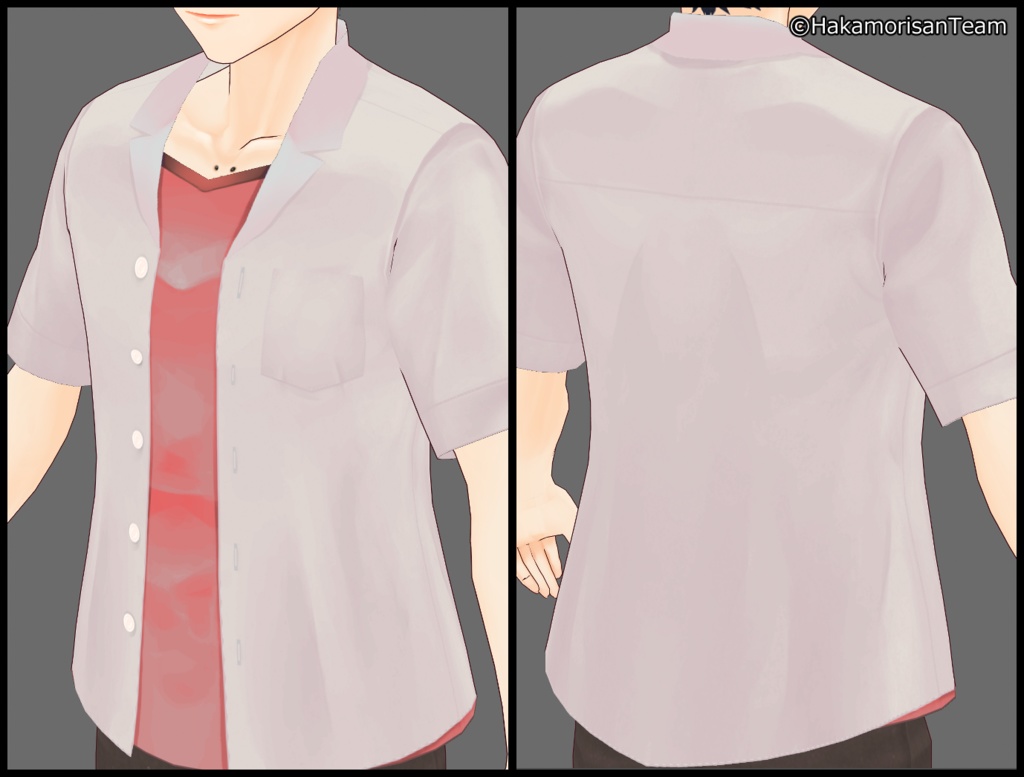 【正式版対応】Cool Shirts (unisex) Costume Texture for VRoid