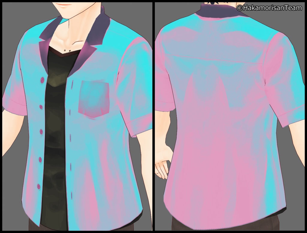 【正式版対応】Cool Shirts (unisex) Costume Texture for VRoid