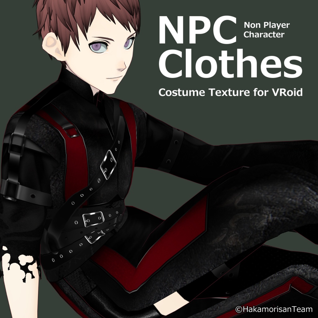 NPC Clothes(男女兼用) VRoid用衣装テクスチャ