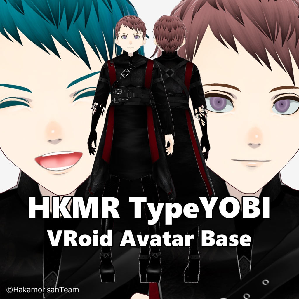 HKMR 2nd Generation Complete Pack Set of 4 VRoid Models