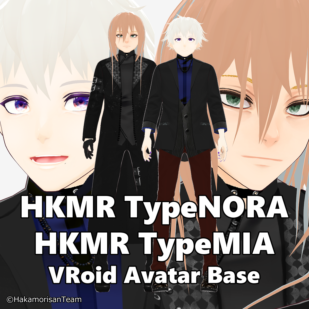 HKMR NORA and MIA VRoid Avatar Base