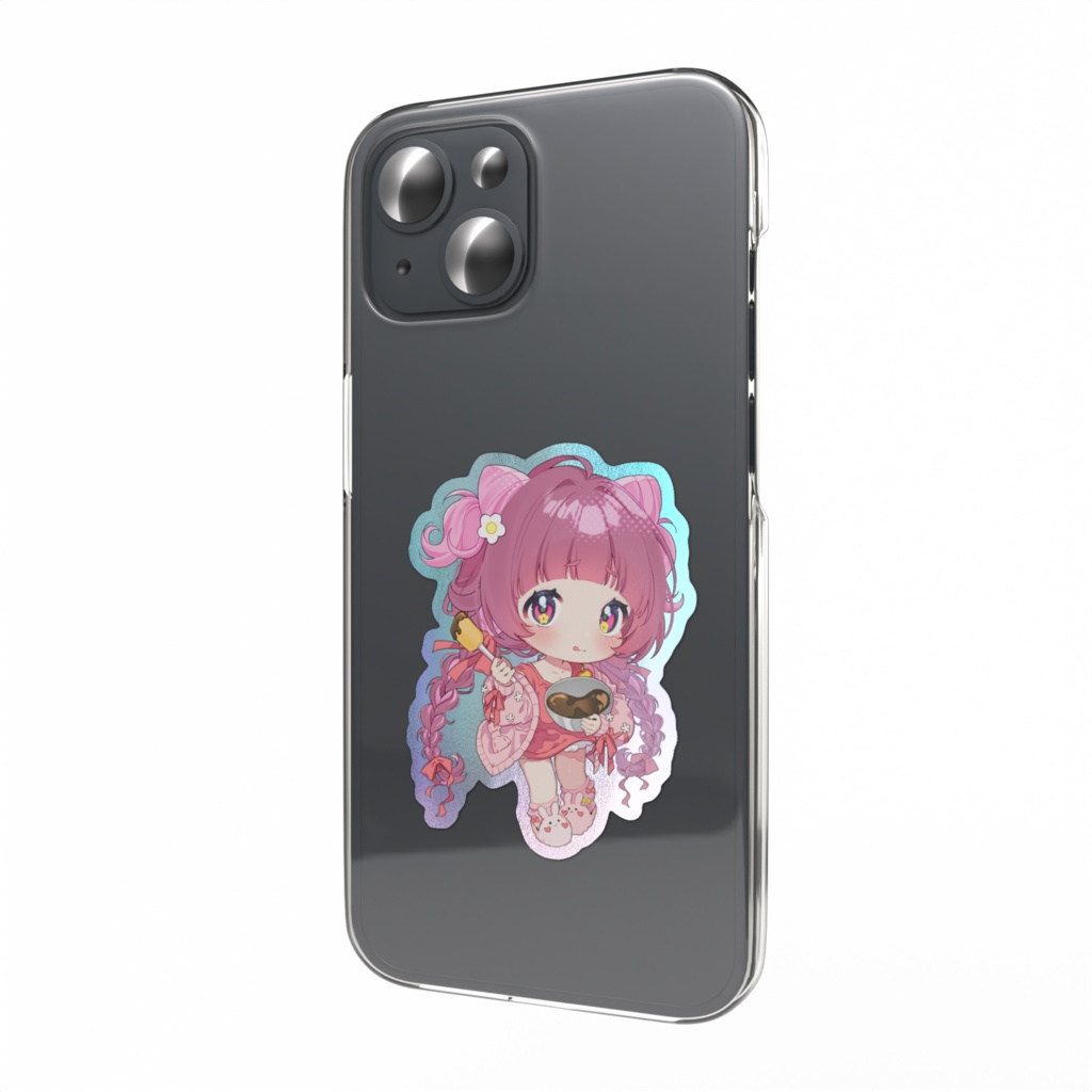 【期間限定】オーロラスマホステッカー　ときこ＆モネ