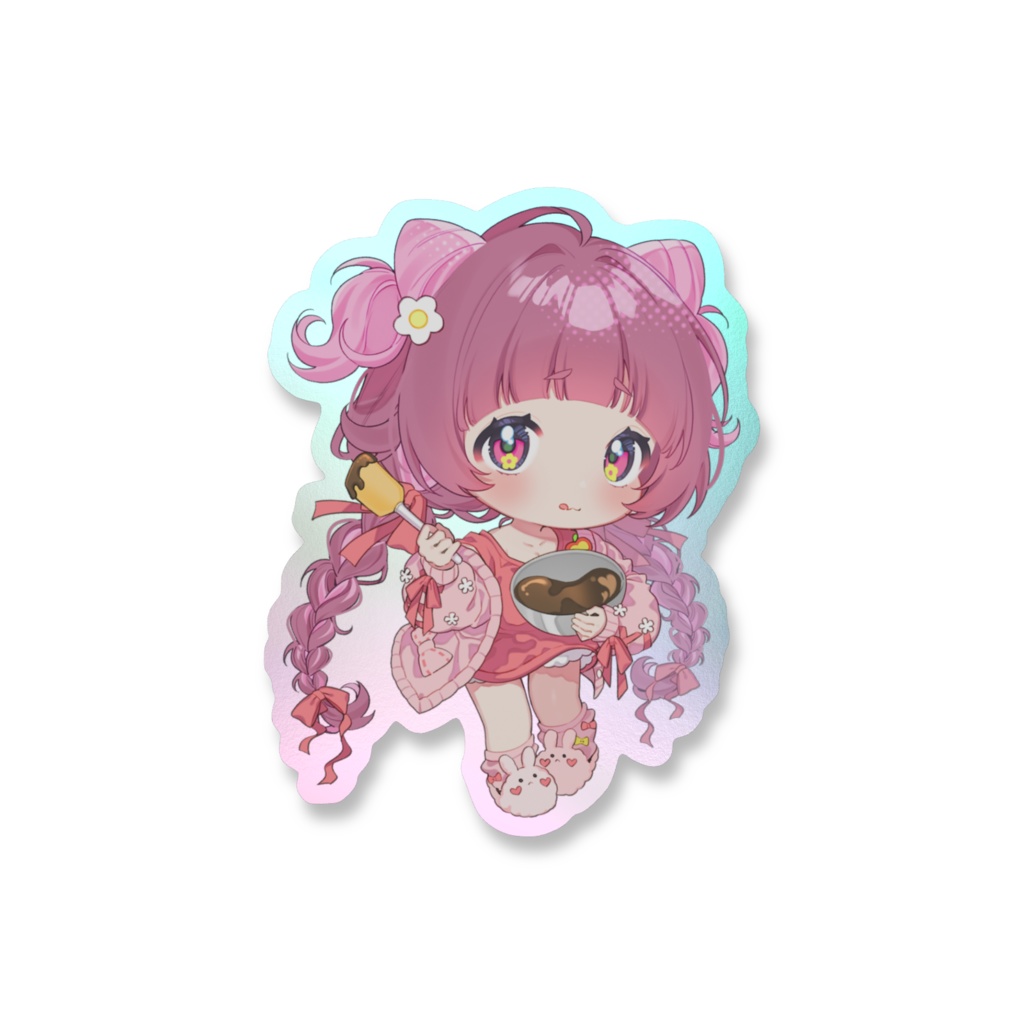 【期間限定】オーロラスマホステッカー ときこ&モネ