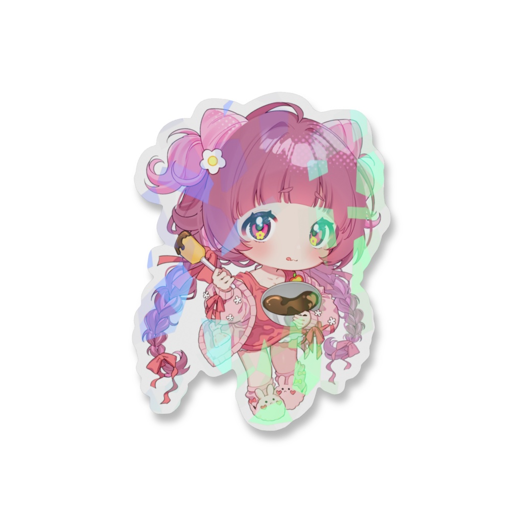 【期間限定】ホログラムスマホステッカー ときこ&モネ