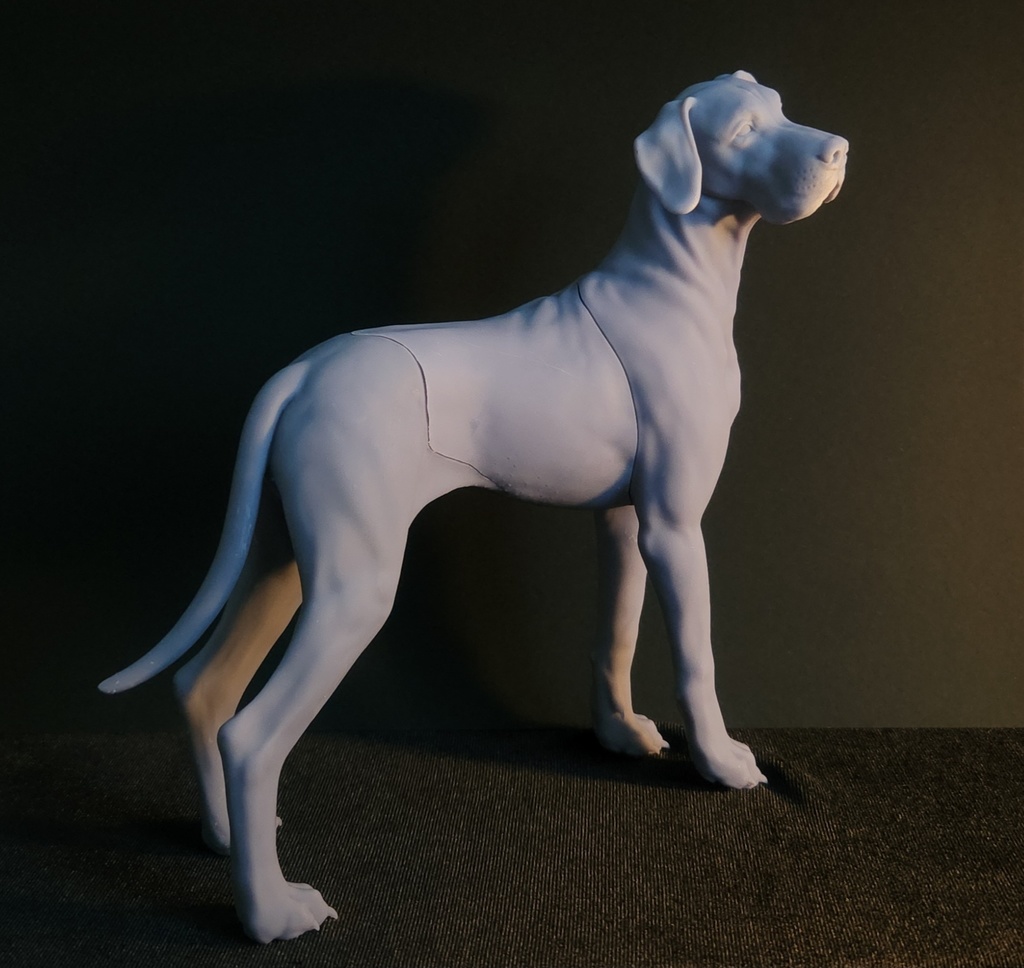 グレートデン_1/6スケールワンちゃん_ガレージキット