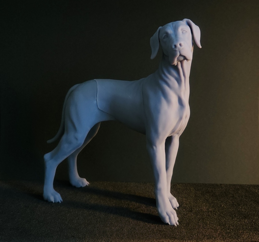 グレートデン_1/6スケールワンちゃん_ガレージキット