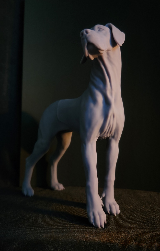 グレートデン_1/6スケールワンちゃん_ガレージキット