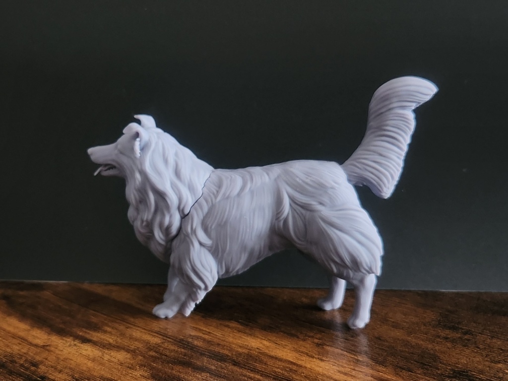 シェルティ_1/6スケールワンちゃん_ガレージキット