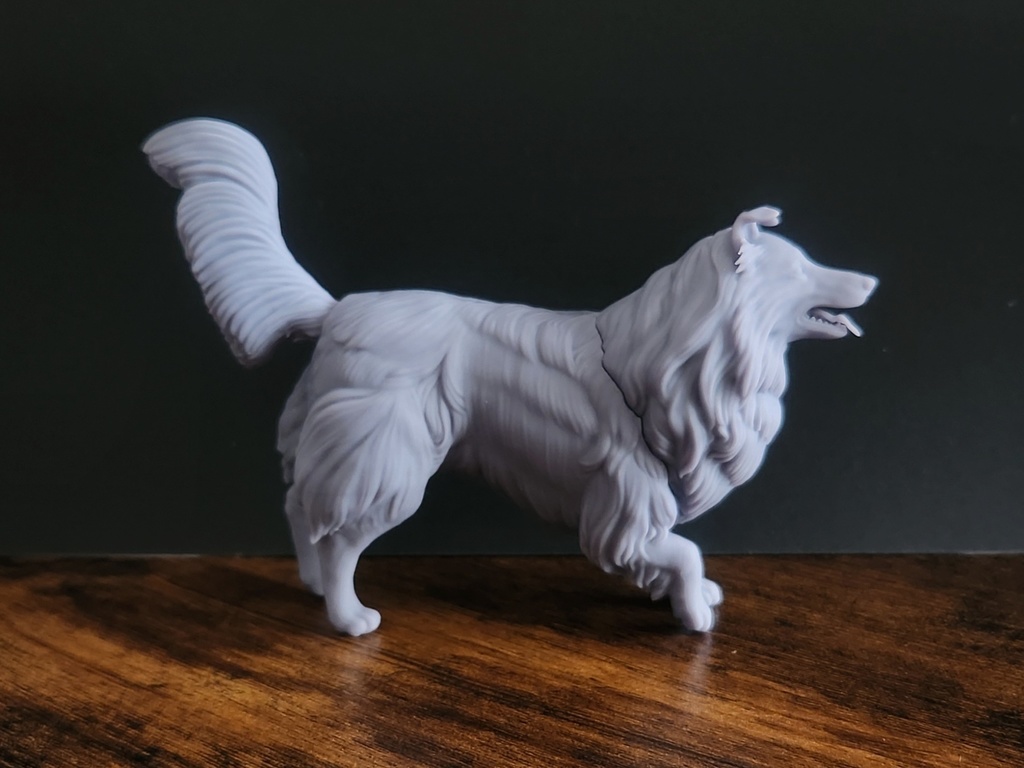 シェルティ_1/6スケールワンちゃん_ガレージキット