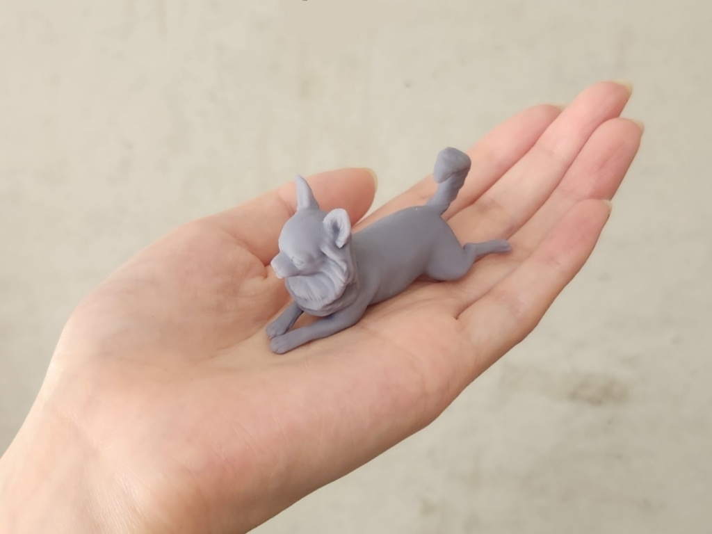 チワワ_1/6スケールワンちゃん_ガレージキット