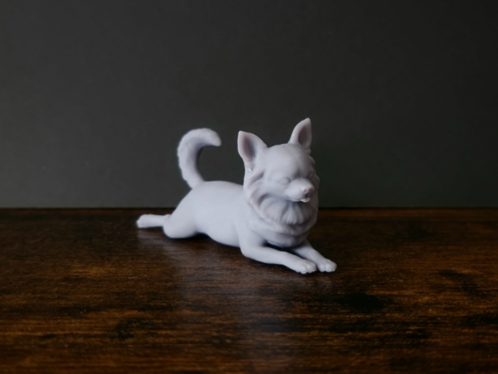 チワワ_1/6スケールワンちゃん_ガレージキット