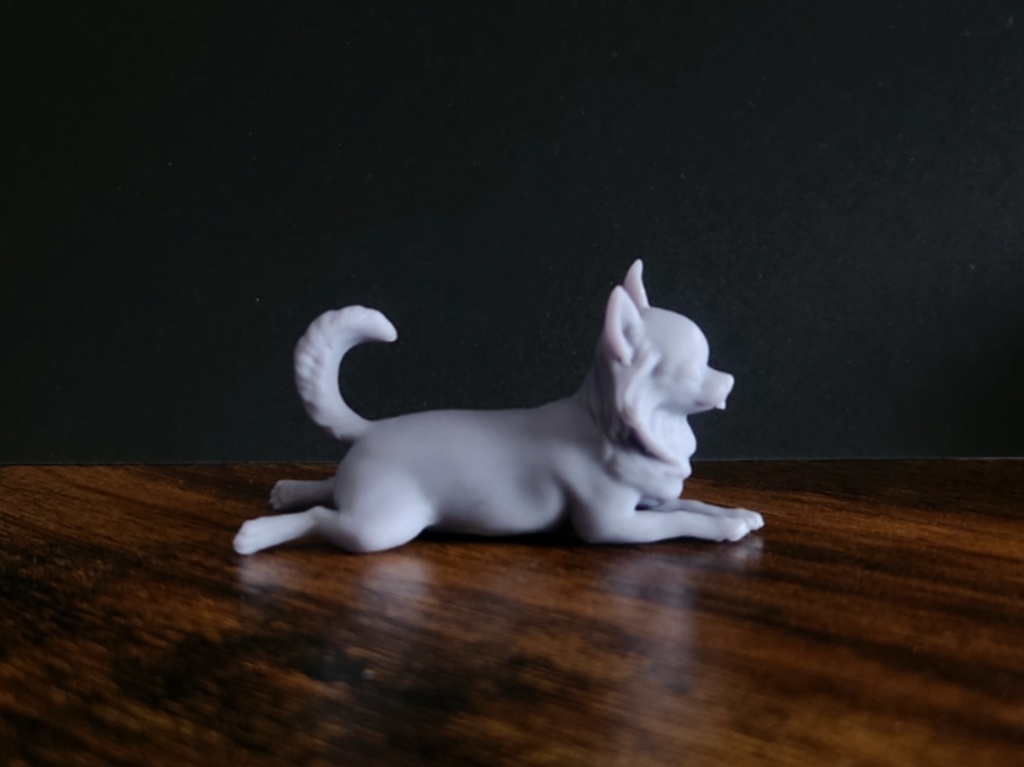 チワワ_1/6スケールワンちゃん_ガレージキット