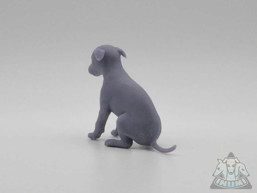 ボルゾイ仔犬_1/6スケールワンちゃん_ガレージキット