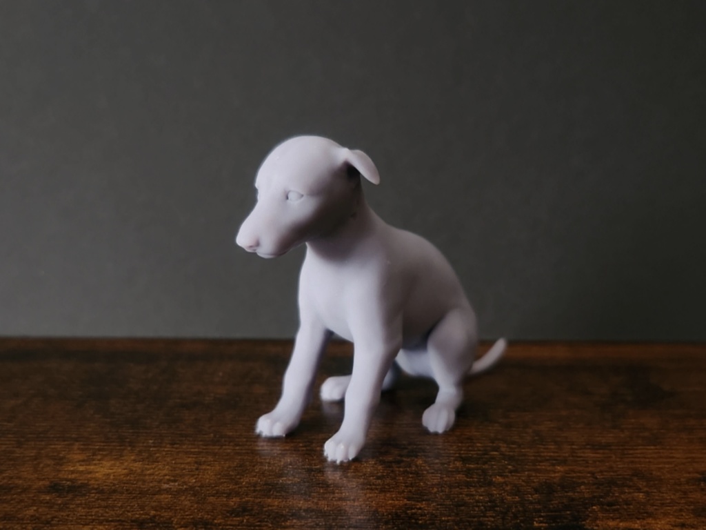 ボルゾイ仔犬_1/6スケールワンちゃん_ガレージキット