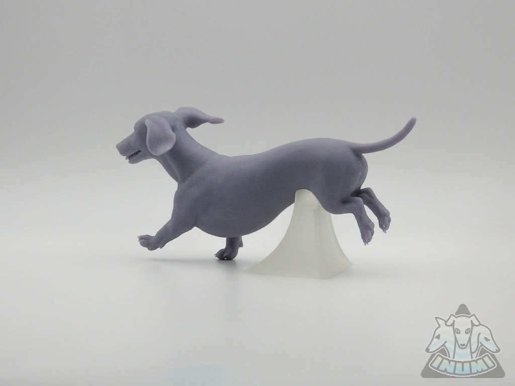 ダックスフンド_1/6スケールワンちゃん_ガレージキット