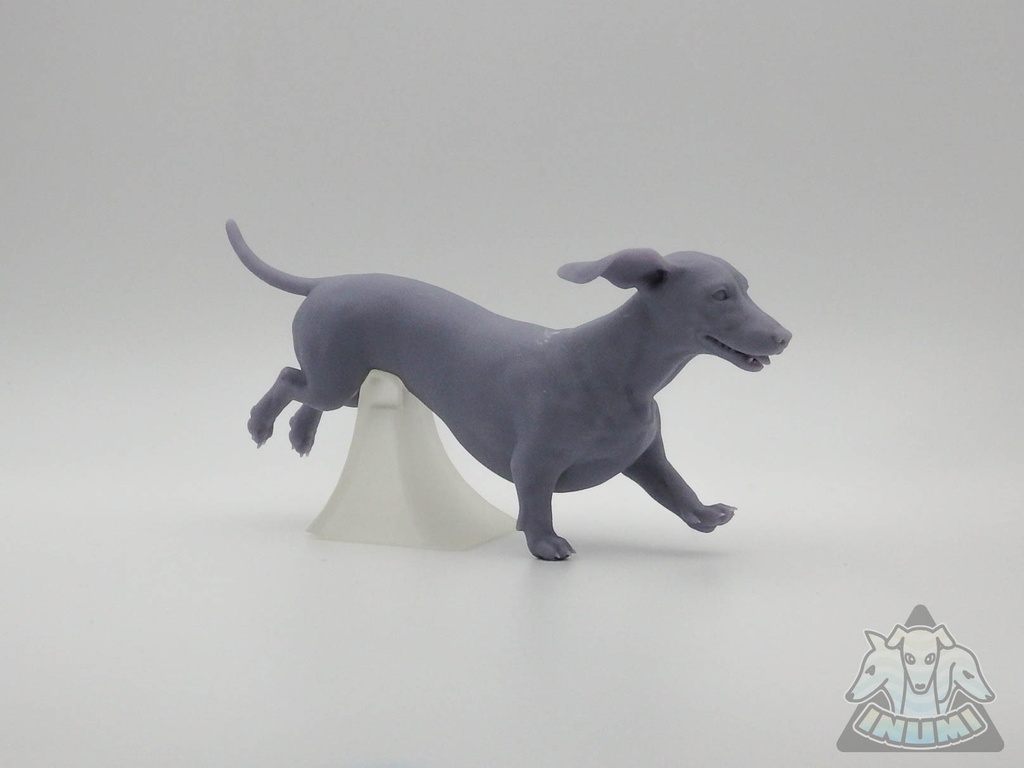 ダックスフンド_1/6スケールワンちゃん_ガレージキット