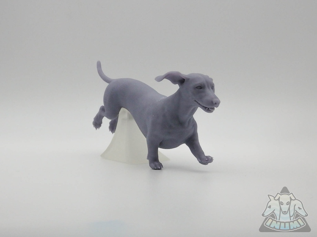 ダックスフンド_1/6スケールワンちゃん_ガレージキット