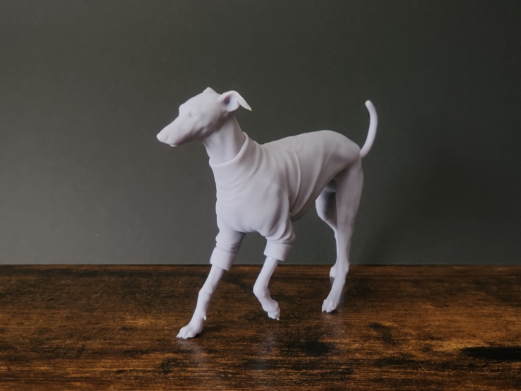 イタグレ_1/6スケールワンちゃん_ガレージキット