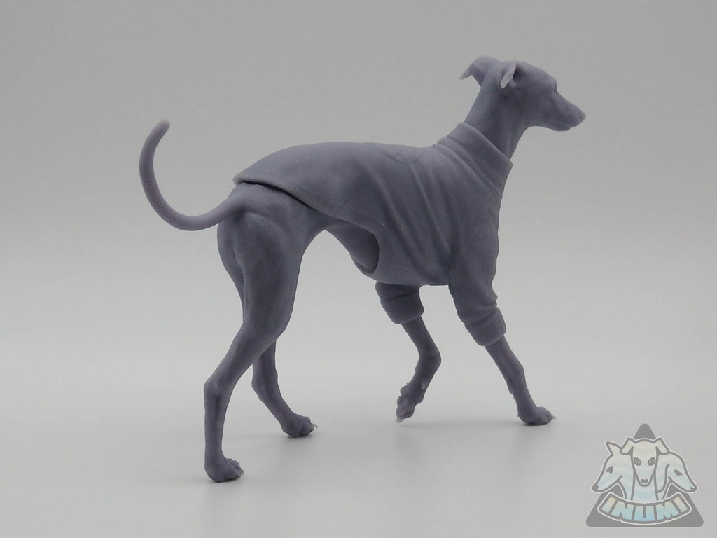 イタグレ_1/6スケールワンちゃん_ガレージキット