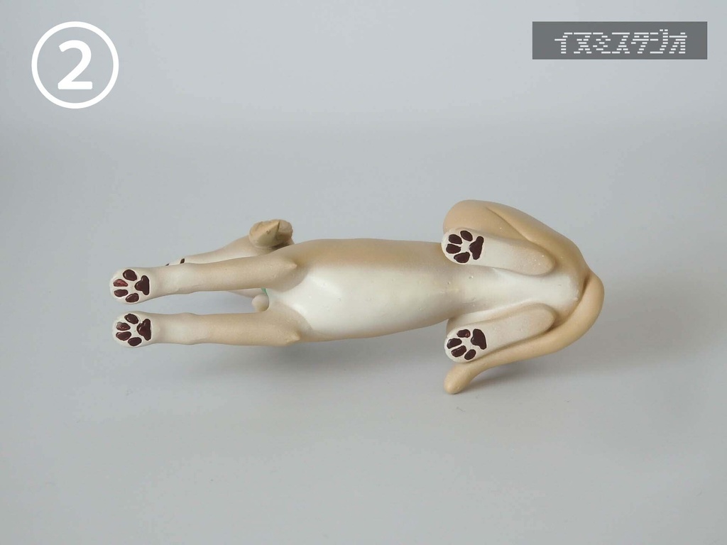 デフォルメ調サルーキ‗完成品