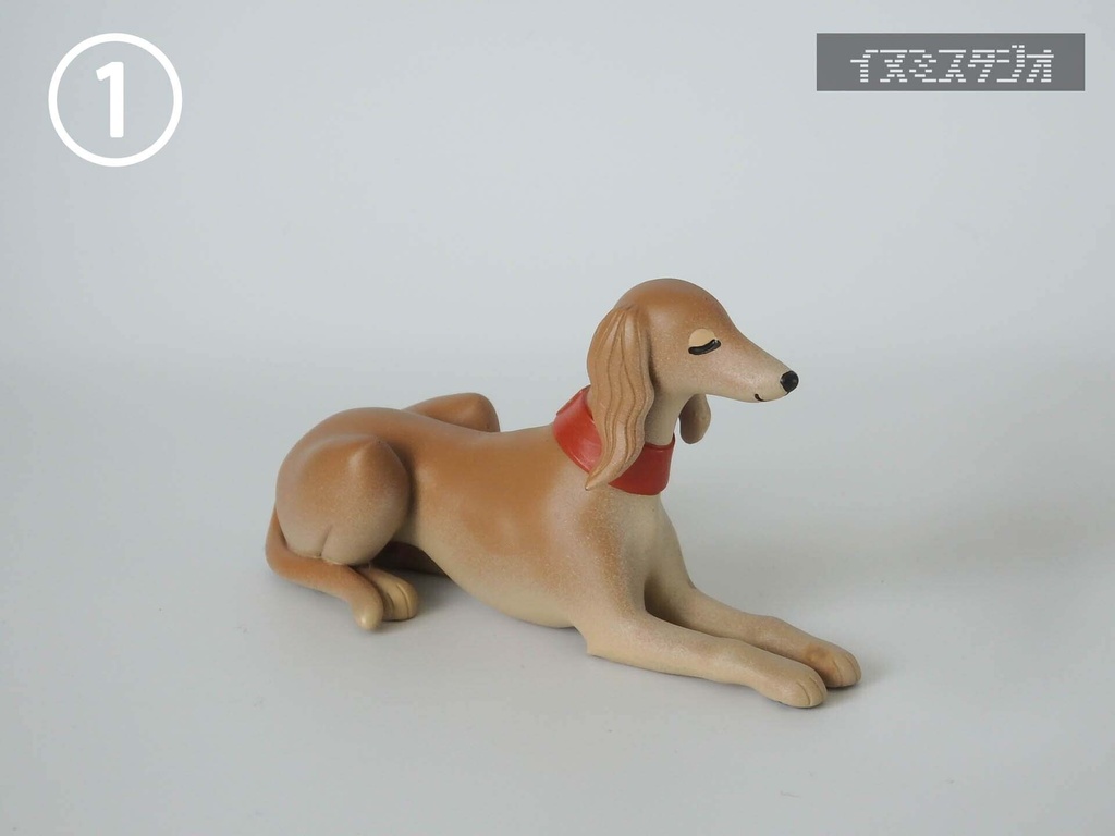 デフォルメ調サルーキ‗完成品