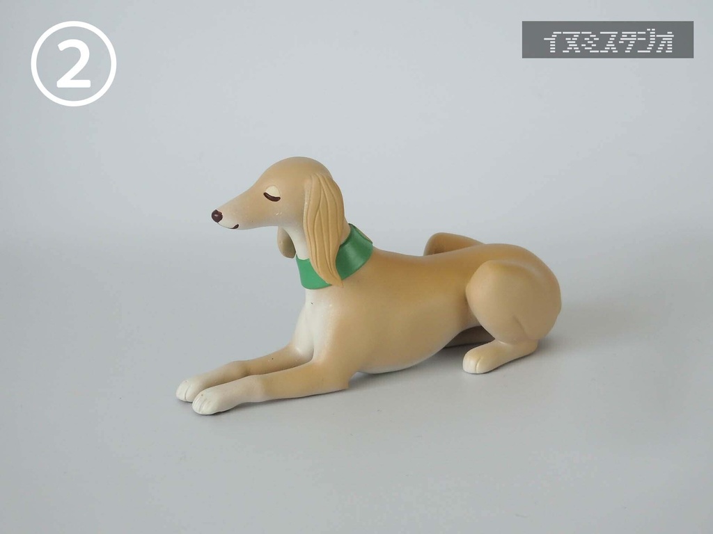 デフォルメ調サルーキ‗完成品