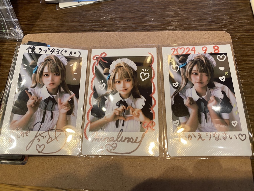 ミナリンスキー風　チェキ　3枚セット