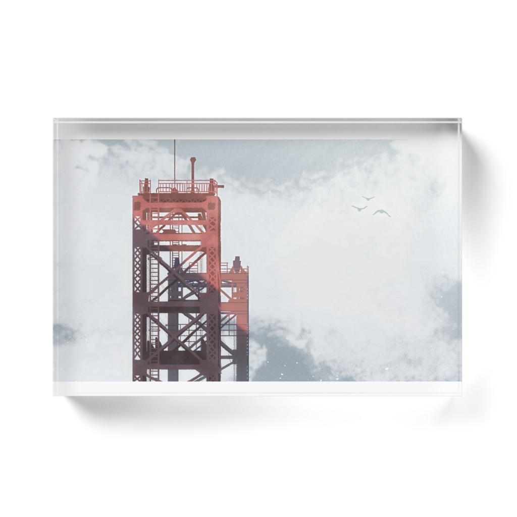 148×100mm アクリルブロック kawauchi