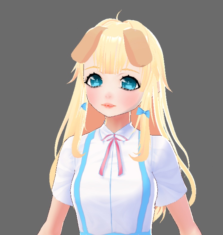 Dog girl【VRoid】/ [Original 3D model] [VRoid]
