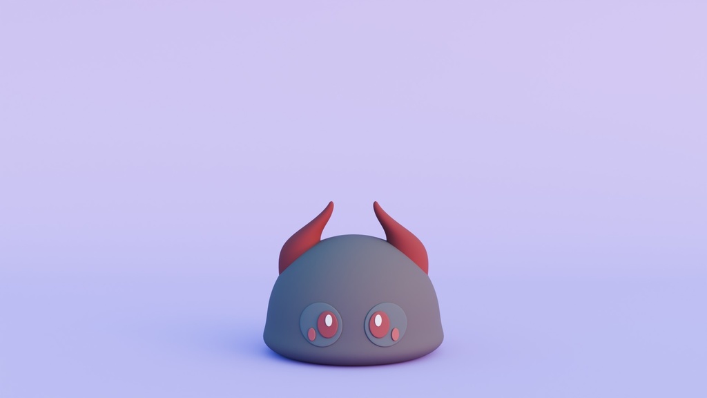【オリジナル3Dマスコットキャラクター】悪魔
