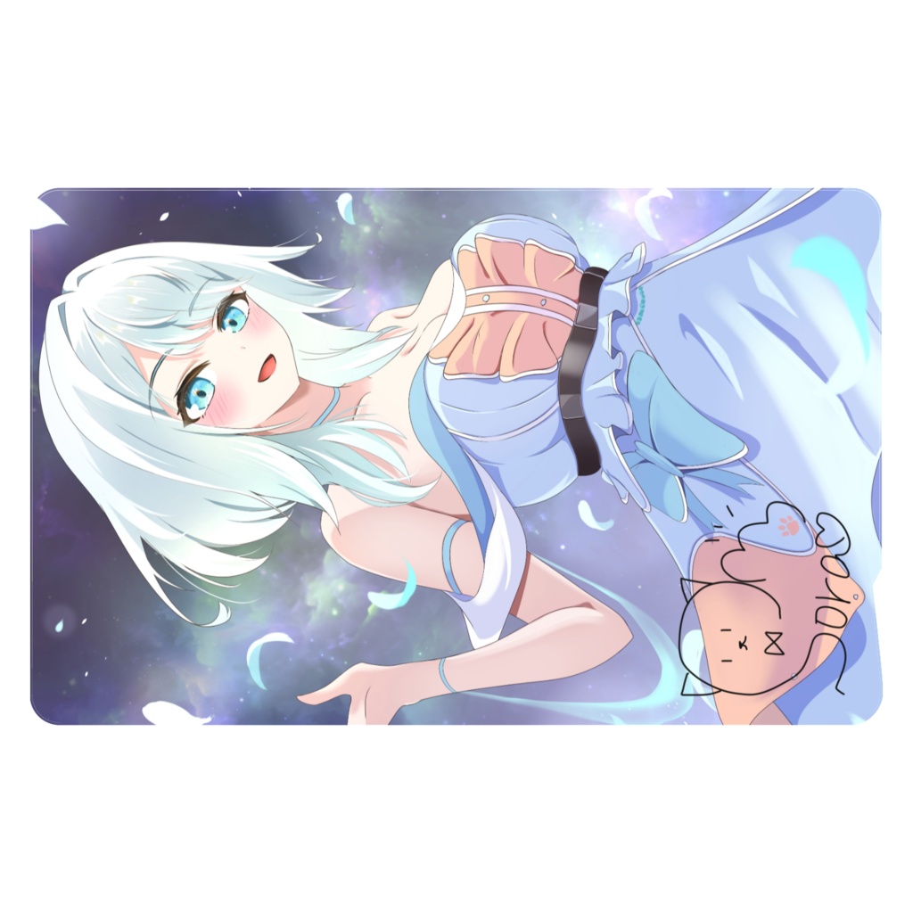 白藍そらステッカー