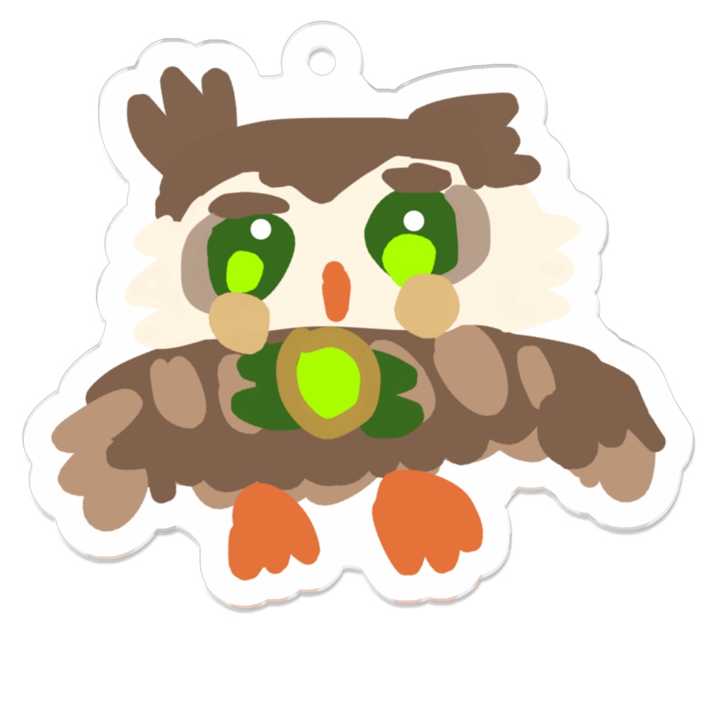 【ぴよ絵】べいびーぴよちゃん　アクリルキーホルダー