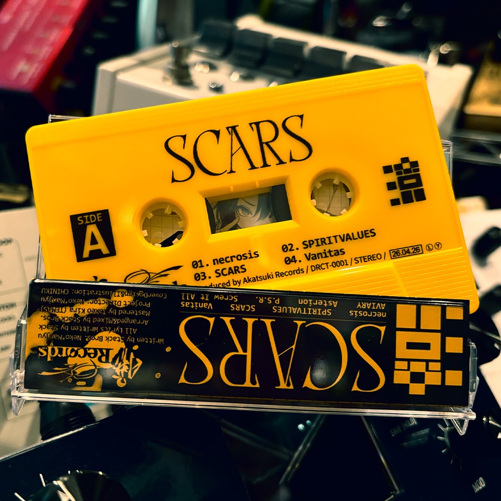 オリジナル2ndアルバム「SCARS」カセットテープ