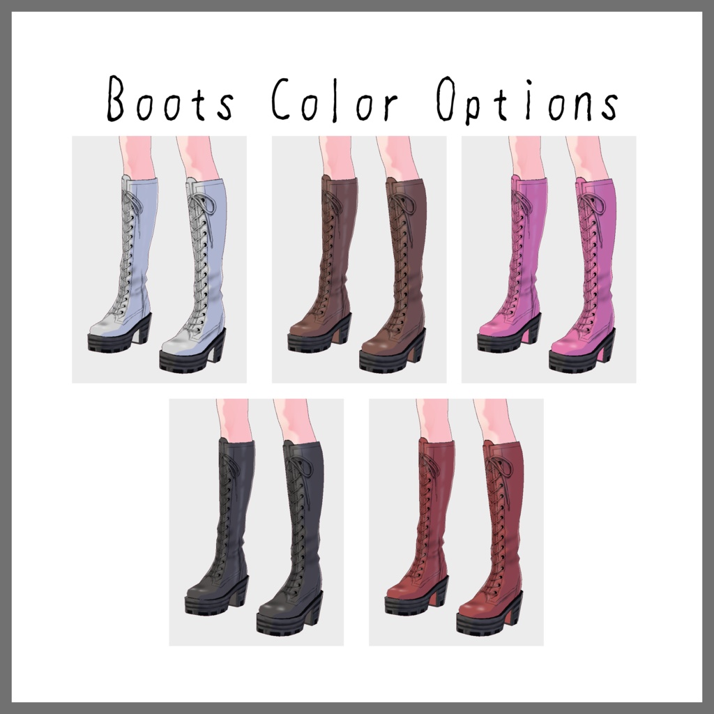 【VRoid】ギャルっぽいコーディネート(無料あり)